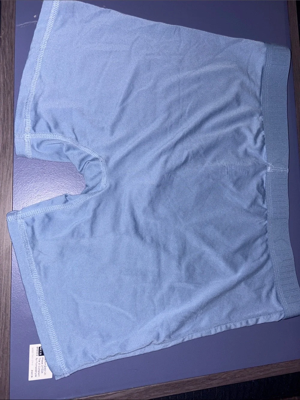 Puma Light Blue Men's Seamless Boxer Briefs